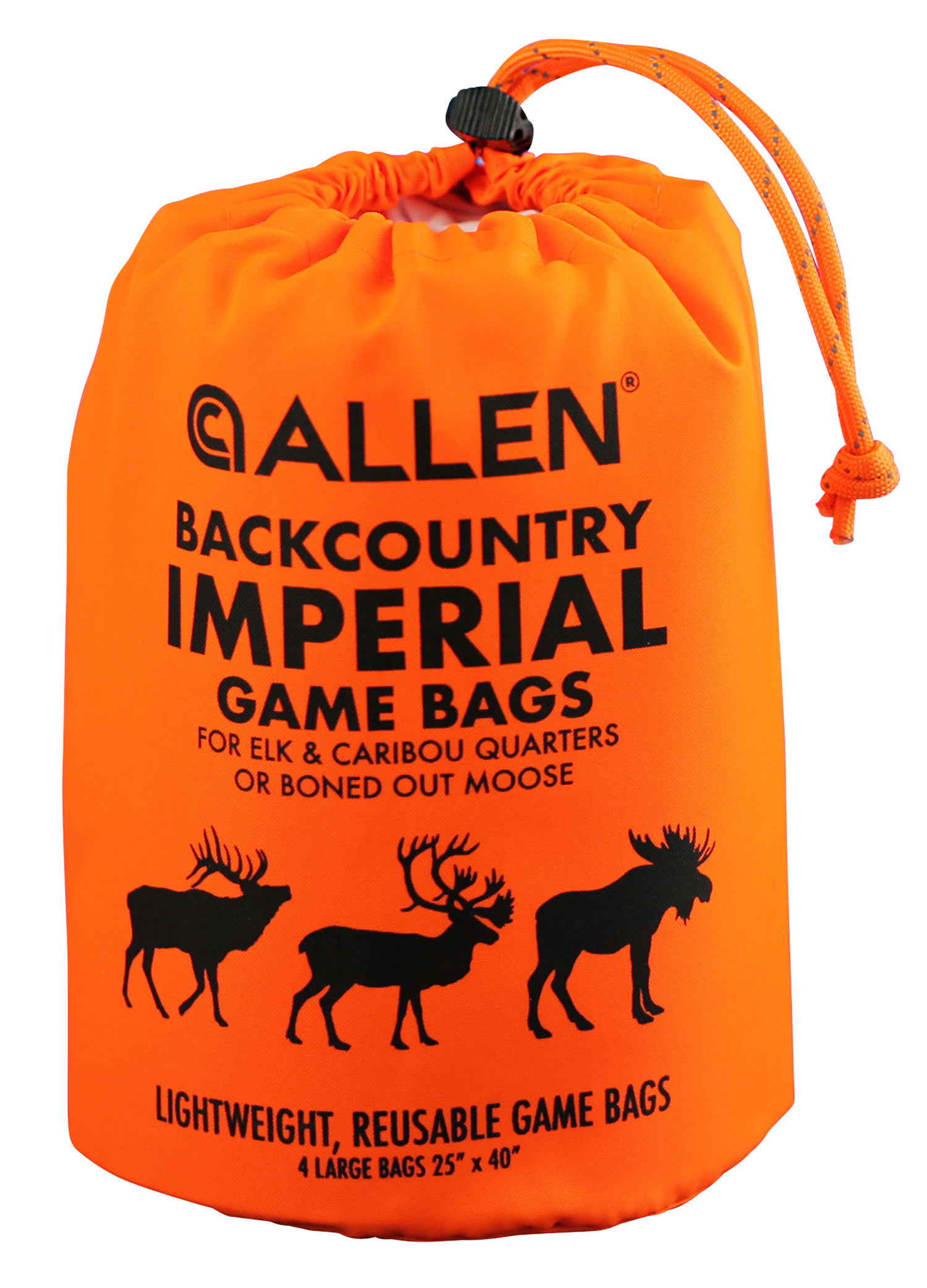 Allen BackCountry Elk Game Bag Set - 4 Pack, Orange