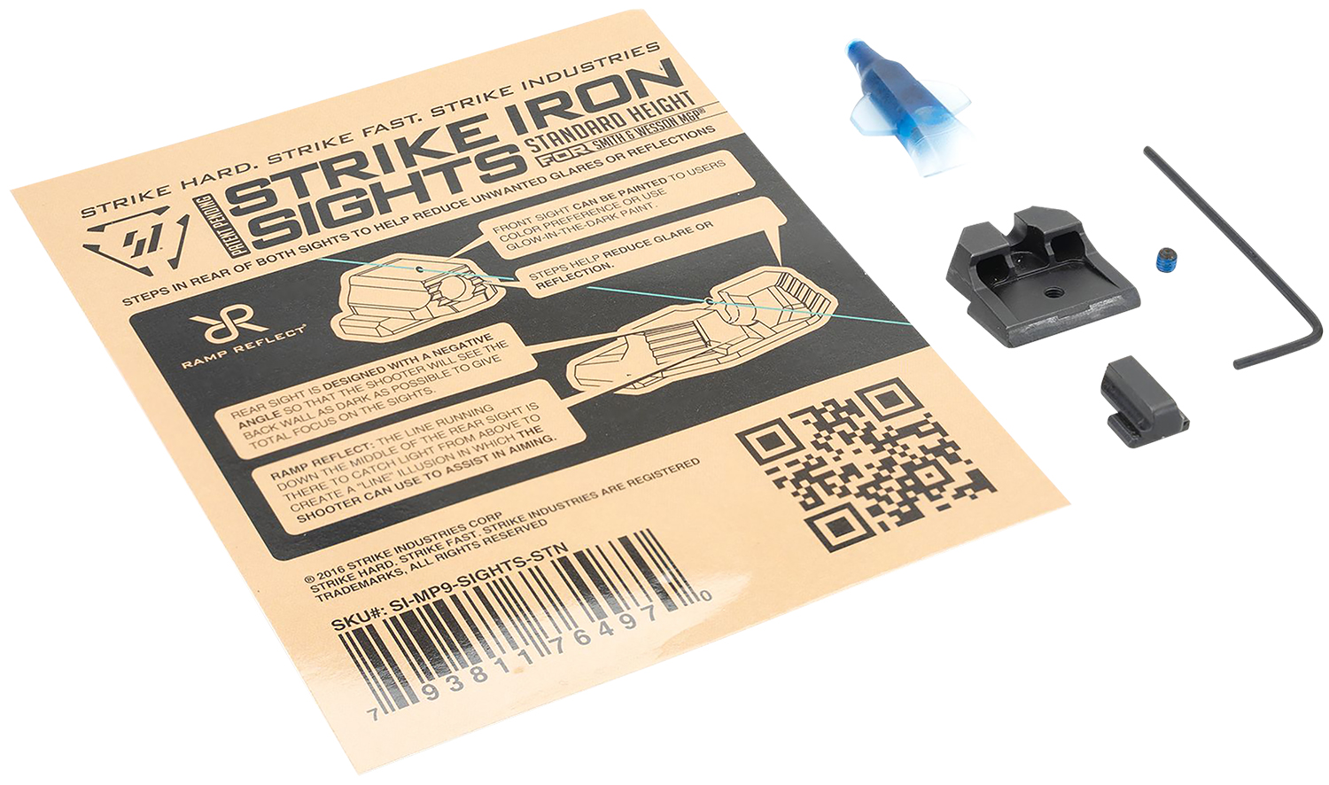 Strike Industries Iron Sights for Smith & Wesson M&P