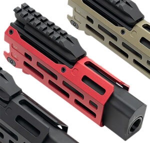 Strike Industries 6" M-Lok Red Handguard for CZ Scorpion EVO