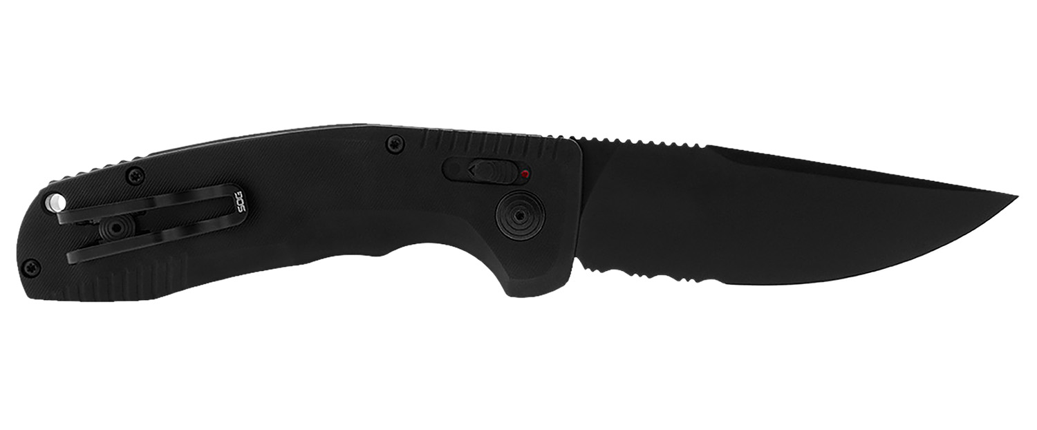 SOG-TAC Auto 3.43" Folding Knife with Cryo D2 Steel