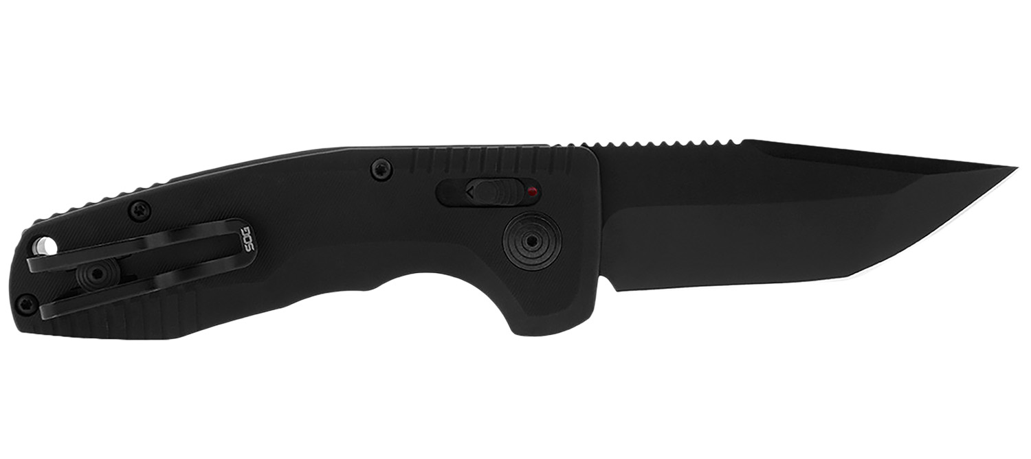 SOG SOG-TAC Auto Compact Tanto Knife with Cryo D2 Blade