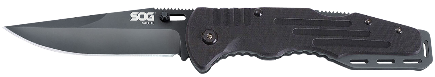 S.O.G Salute Folding Knife - 3.62" Clip Point Blade