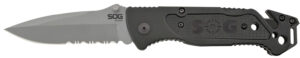 S.O.G Escape Folding Knife - 3.40" Serrated Blade