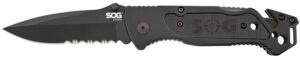 SOG Escape Black Pocket Knife