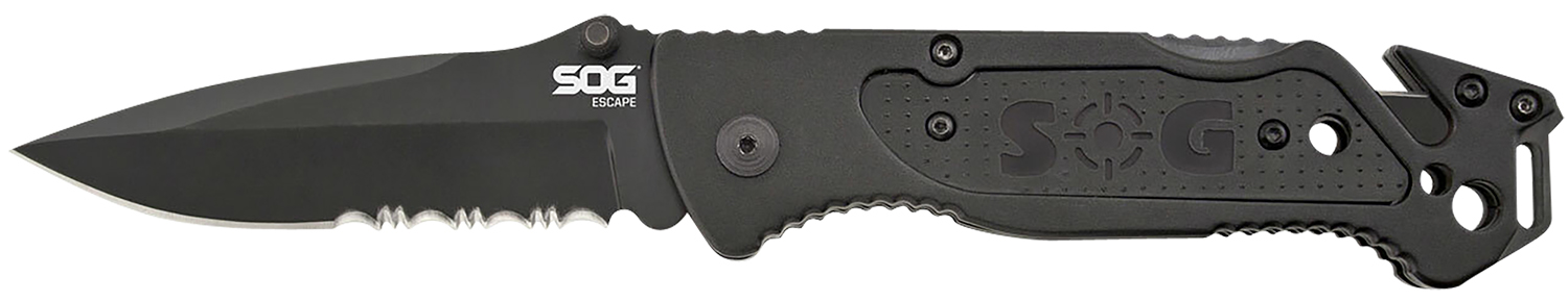 SOG Escape Black Pocket Knife