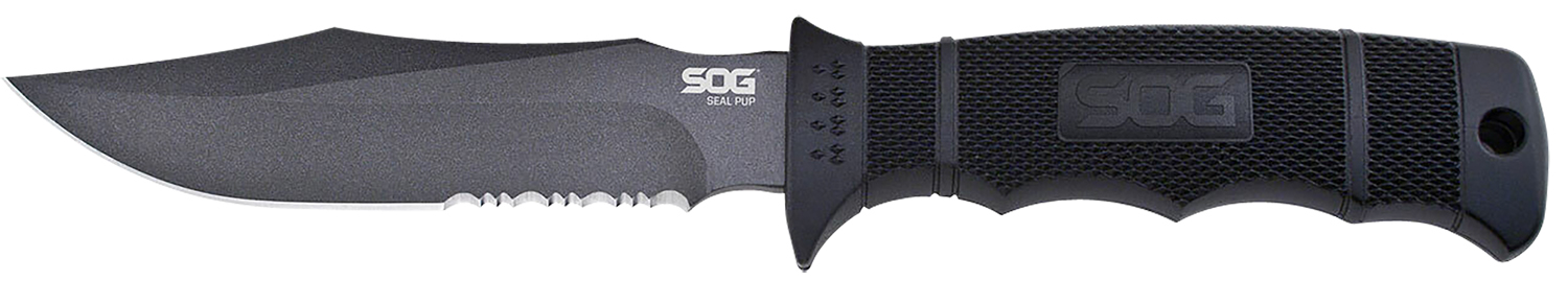 SOG Seal Pup 4.75" Fixed Blade Knife with Sheath