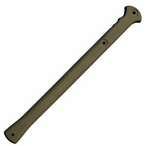 Cold Steel CS90PTHG Trench Hawk  3.50" Blade 1055 Carbon Steel Blade OD Green Polypropylene Handle 19"