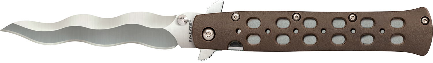 Cold Steel Ti-Lite 4" Kris Folding Knife AUS-10A
