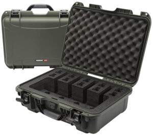 Nanuk 9254UP6 Waterproof 4 UP Pistol Case - Olive
