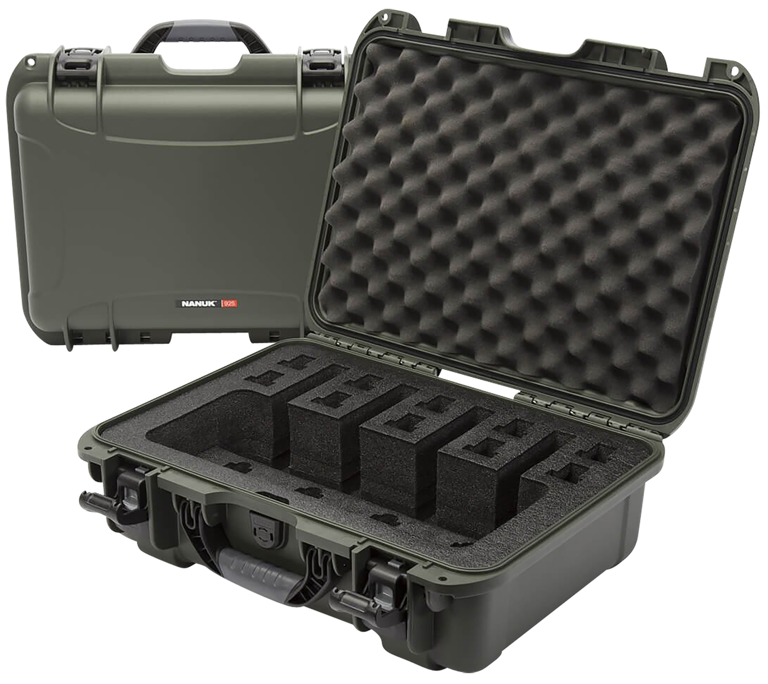Nanuk 9254UP6 Waterproof 4 UP Pistol Case - Olive