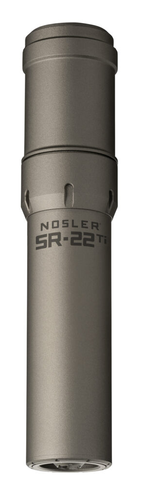 Nosler SR-22Ti .22 Cal Titanium Suppressor