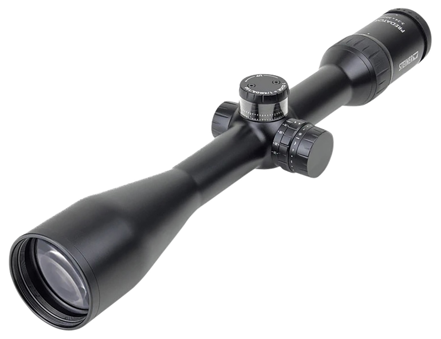 Steiner 3003 Predator Black 3-24x50mm 40mm Tube Illuminated E3 Ballistic Reticle Second Focal Plane