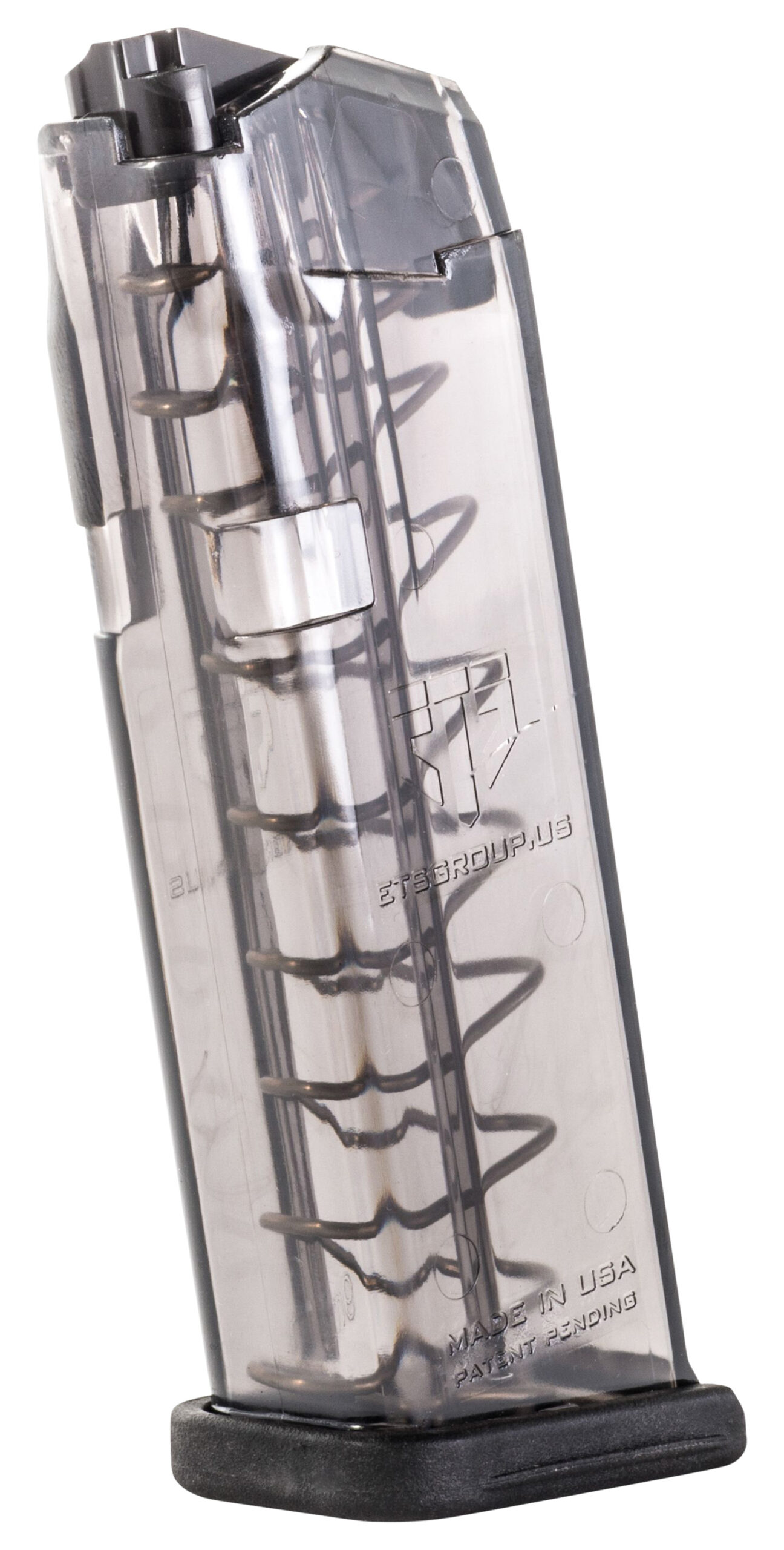 ETS Glock 9mm 10-Round Magazine - Carbon Smoke
