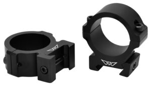 Warne Vapor 30mm Medium Scope Rings - Black
