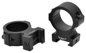 Warne Vapor 30mm Scope Rings - Matte Black
