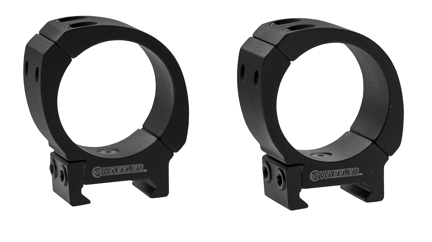 Wheeler 34mm High Sporter Scope Rings - Black