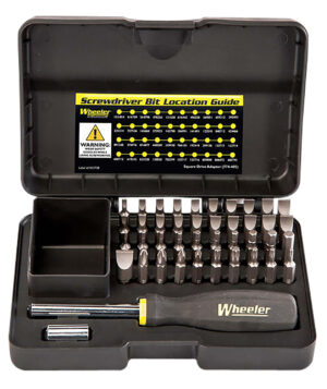 Wheeler 43-Piece Gunsmithing Screwdriver Set - Black