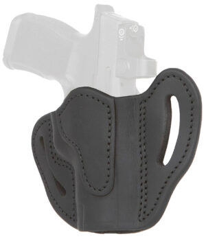 1791 Gunleather ORBHCMAXSBLR BHC MAX Optic Ready OWB Compact Stealth Black Leather Belt Slide Compatible w/Sig P365 XL/Glock 48 Right Hand