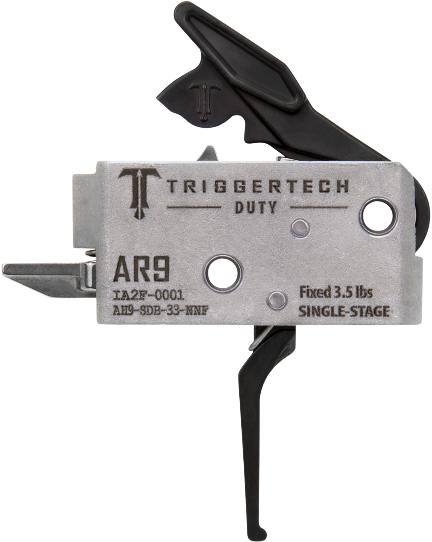 TriggerTech Duty Flat AR-9 Trigger - 3.5 lbs Single-Stage