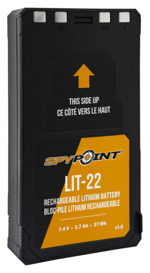 Spypoint LIT-22 Rechargeable Lithium Battery Pack 7.4V