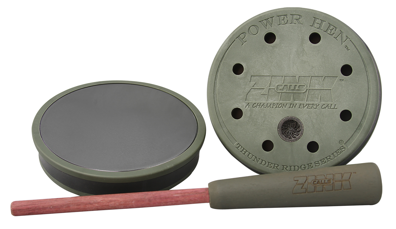 ZINK Thunder Ridge Friction Turkey Call - Green/Purple