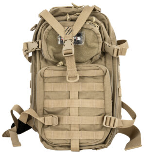 Tactical Bugout Bag Backpack for 2 Handguns - Tan