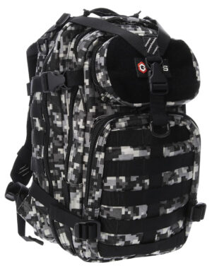 GPS Tactical Bugout Bag Gray Digital for 2 Handguns