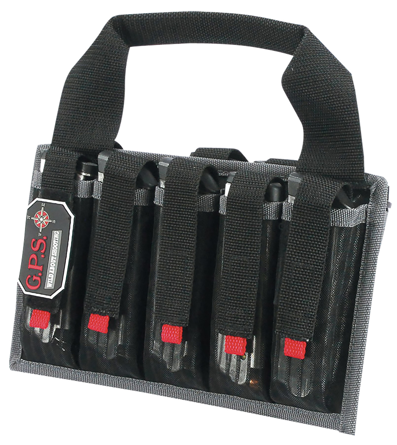 GPS Mag Tote Pistol Magazine Bag Black Nylon