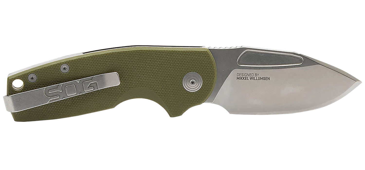 S.O.G Stout SJ 2.60" Folding Knife with Cryo D2 Steel