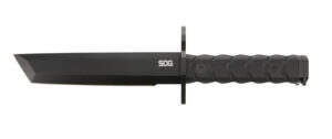 SOG 7" Tanto Blade Fixed Knife with Black Sheath