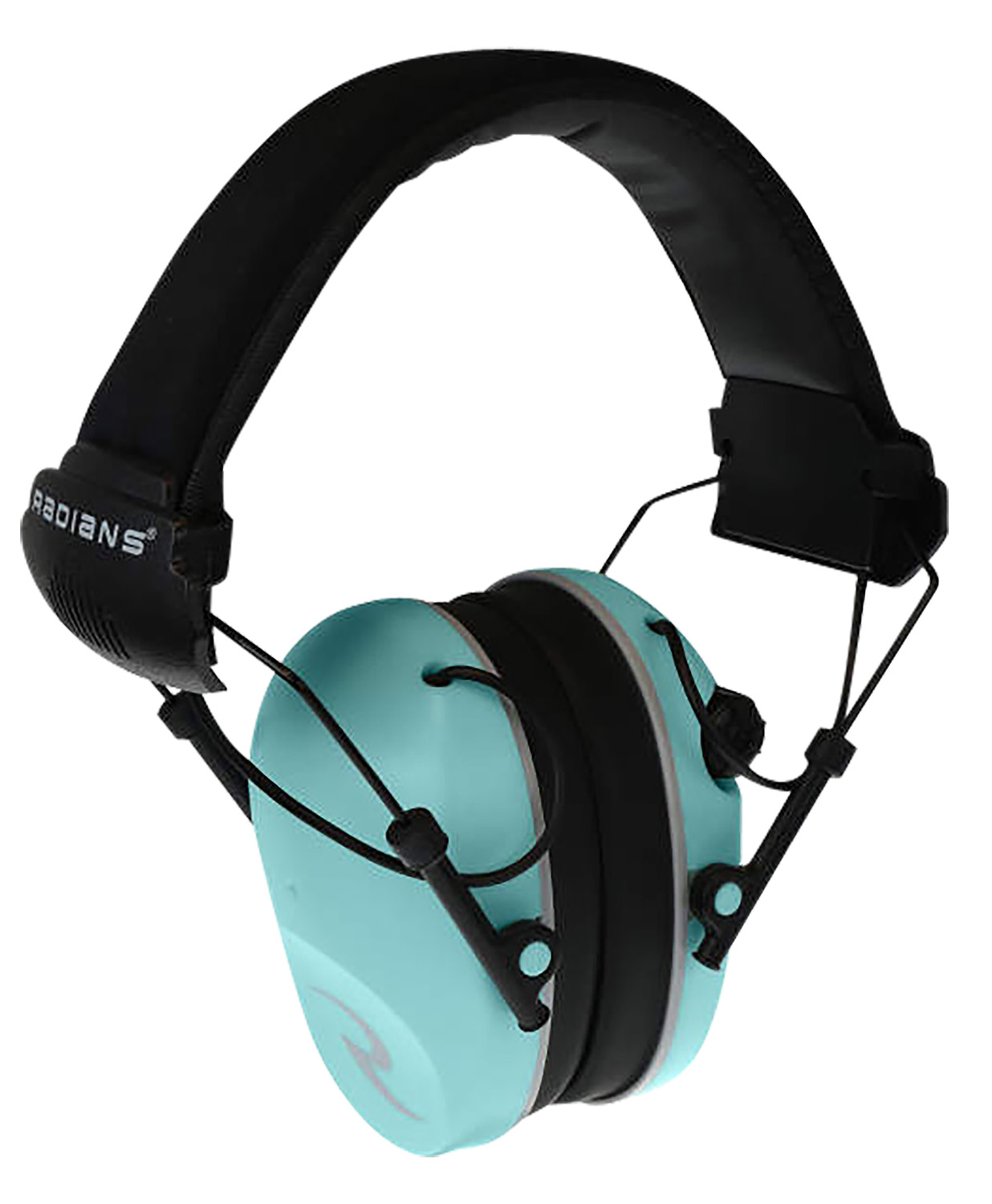 Radians R3220ECS Dual Mic Electronic Earmuff - Aqua Blue