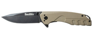 Smiths BattlePlan 3.35" Folding Knife - Desert Tan