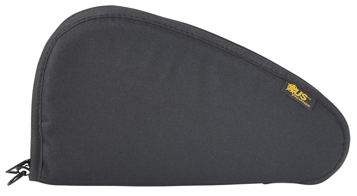 US Peacekeeper 9" Black Pistol Case - Lockable 600 Denier