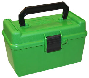 MTM Deluxe Ammo Box 300 Win Mag/7mm Rem, 50rd Green