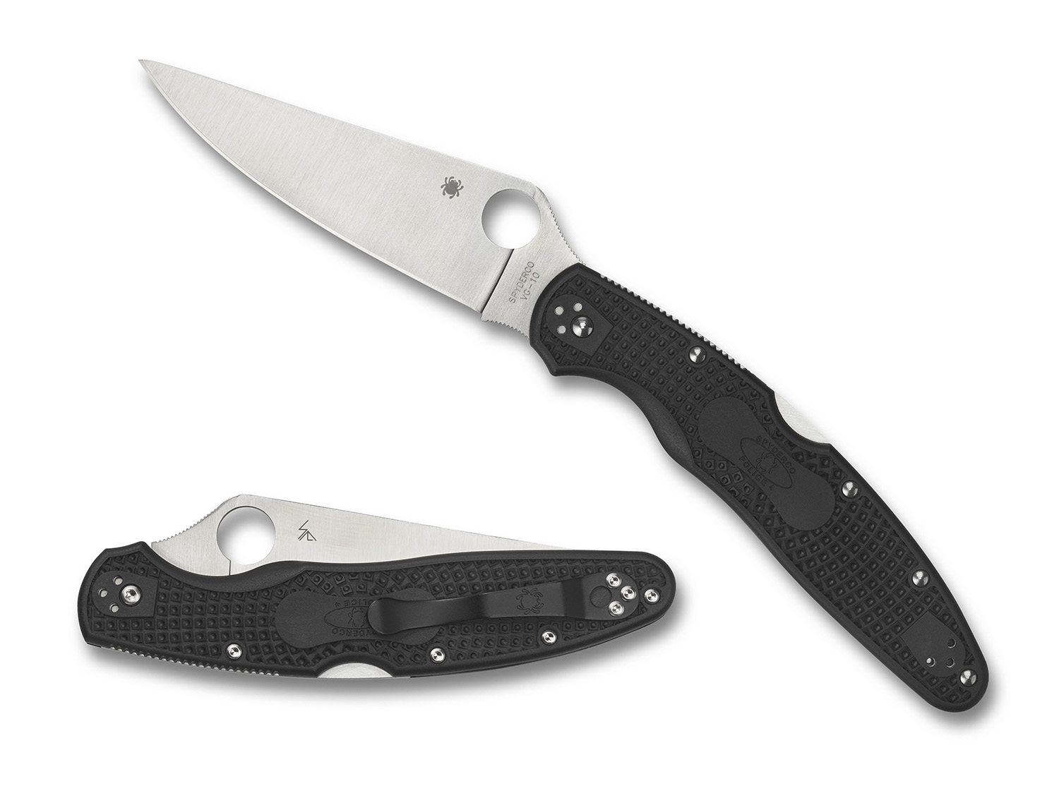 Spyderco Police 4 Lightweight VG-10 Folding Knife