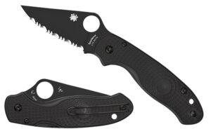 Spyderco Para 3 Lightweight Folding Knife Black DLC