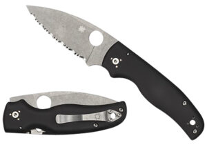 Spyderco Shaman C229GS Serrated Folding Knife