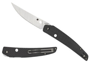 Spyderco Ikuchi 3.26" Folding Knife with Carbon Fiber Handle