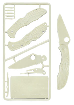 Spyderco Delica 4 Kids Plastic Knife Kit - Glow