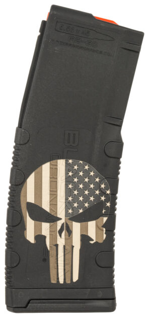 Black Rain Ordnance AR-15 30rd Magazine - Punisher Flag