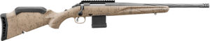 Ruger 46919 American II Ranch 5.56 NATO 10+1 16.10" Cobalt Cerakote Spiral Fluted Threaded Barrel & Alloy Steel Receiver w/Picatinny Rail, Flat Dark Earth Splatter Adj LOP Synthetic Stock