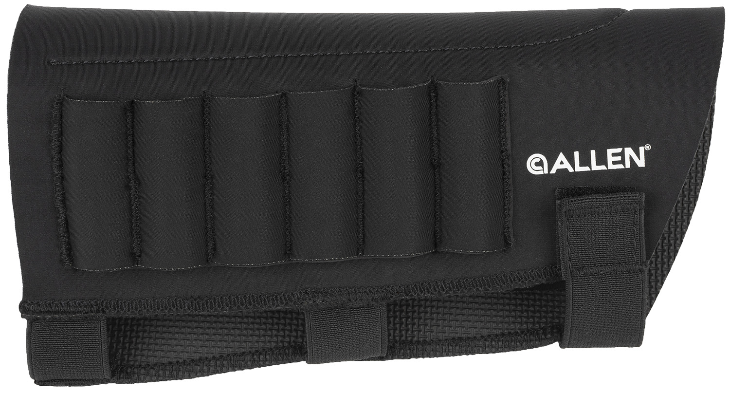 Allen Buttstock Shell Holder Neoprene 6rd Velcro Mount