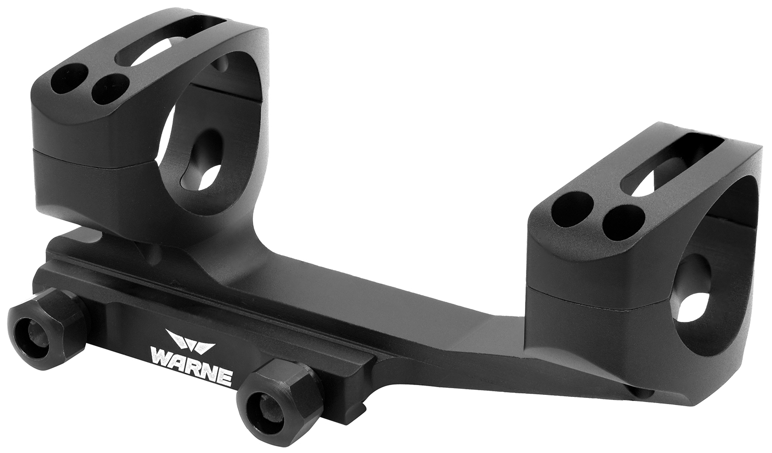 Warne X-SKEL Picatinny Rail Scope Mount 1" Black