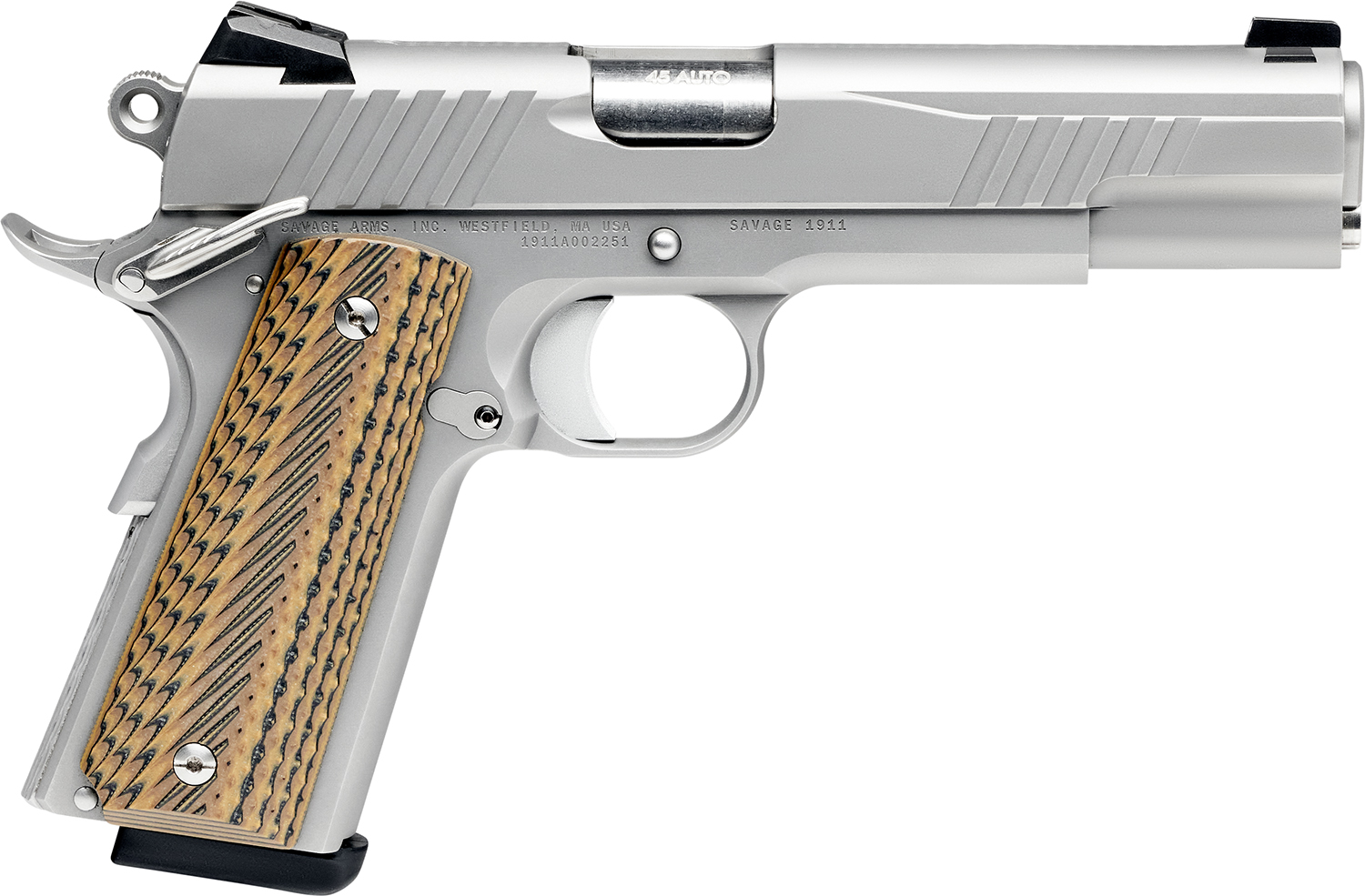 Savage 1911 9mm Pistol - Stainless Steel, 10+1 Capacity