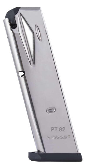 Mec-Gar PT9215N Taurus 9mm 15rd Magazine Nickel