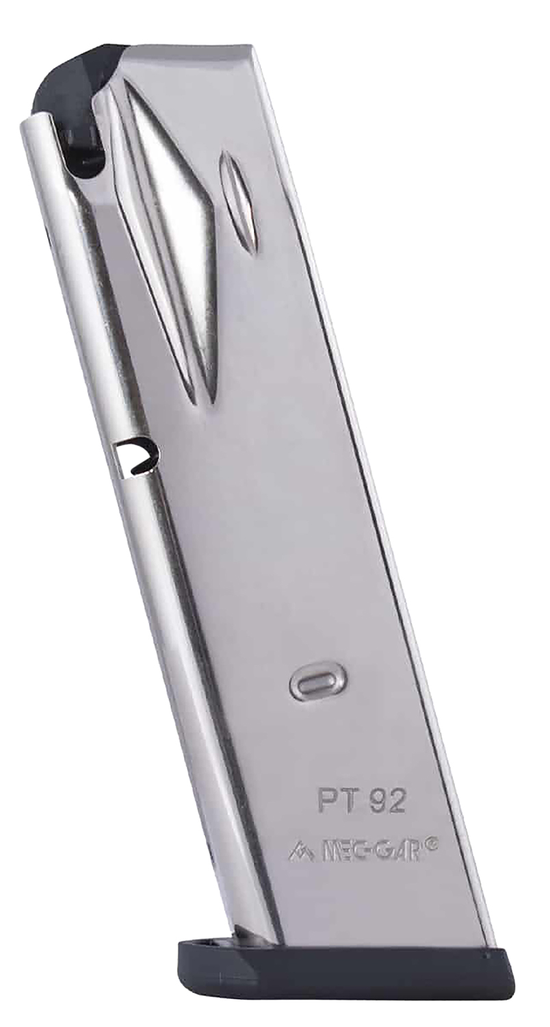 Mec-Gar PT9215N Taurus 9mm 15rd Magazine Nickel