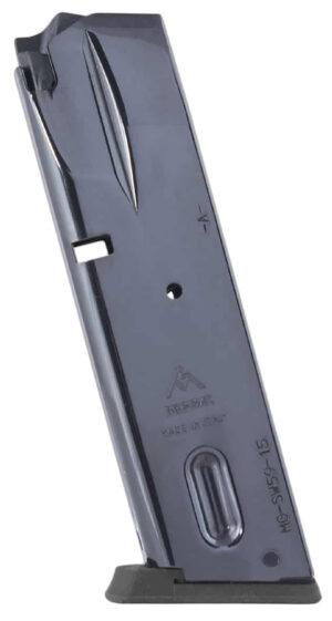 Mec-Gar 15rd 9mm Magazine for S&W 5900 - Black Nickel