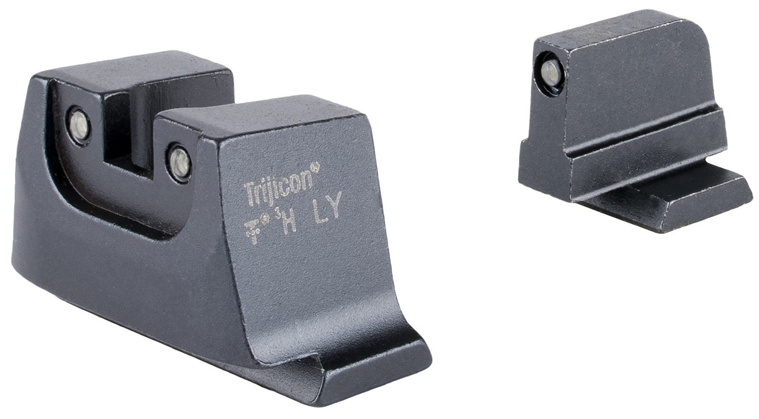 Trijicon SA240C601150 Suppressor/Optic Height Sights Green/Tritium Black Outline Front Sight-Green/Tritium Black Outline Rear Sight Smith & Wesson M&P C.O.R.E./ M&P M2.0