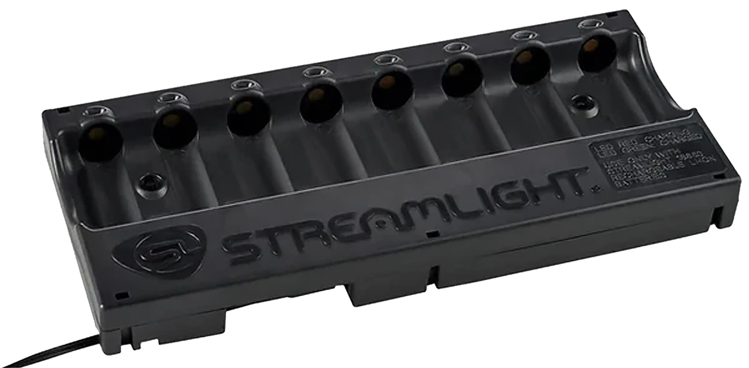 Streamlight 8-Unit Bank Charger for SL-59/CR123A Batteries