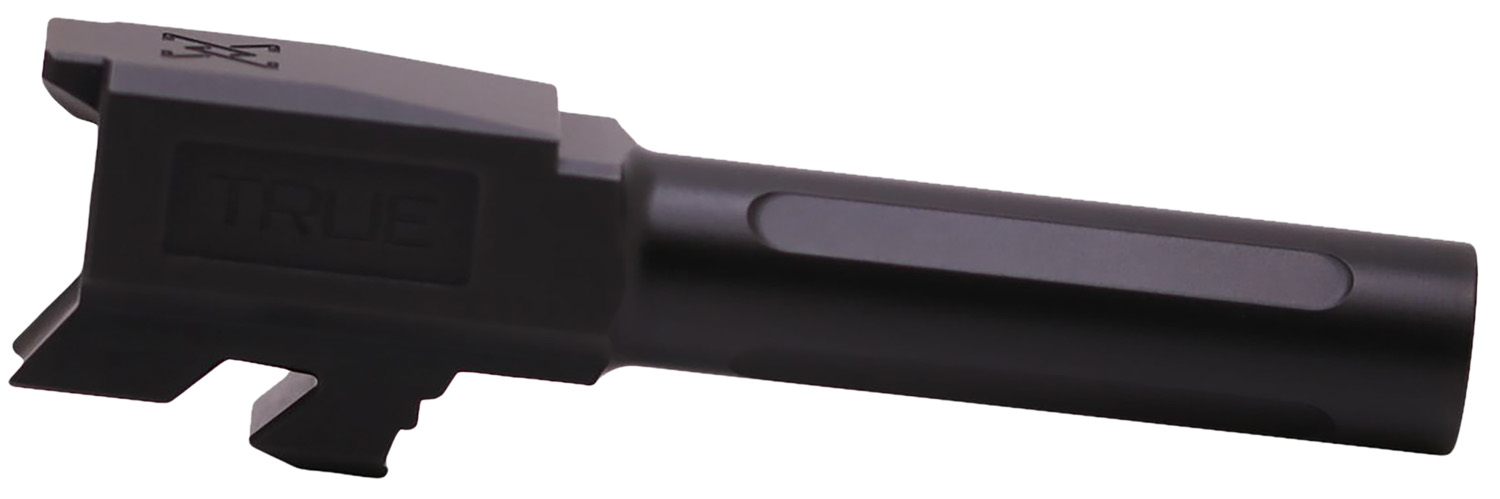 True Precision 9mm Barrel for Glock G43 - Black Nitride